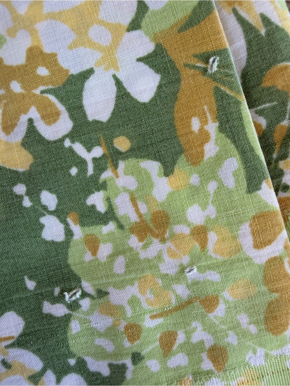 VTG Springmaid Wondercale Daisy Floral Flower Power Double Sheet Set Cutter READ - Picture 12 of 16